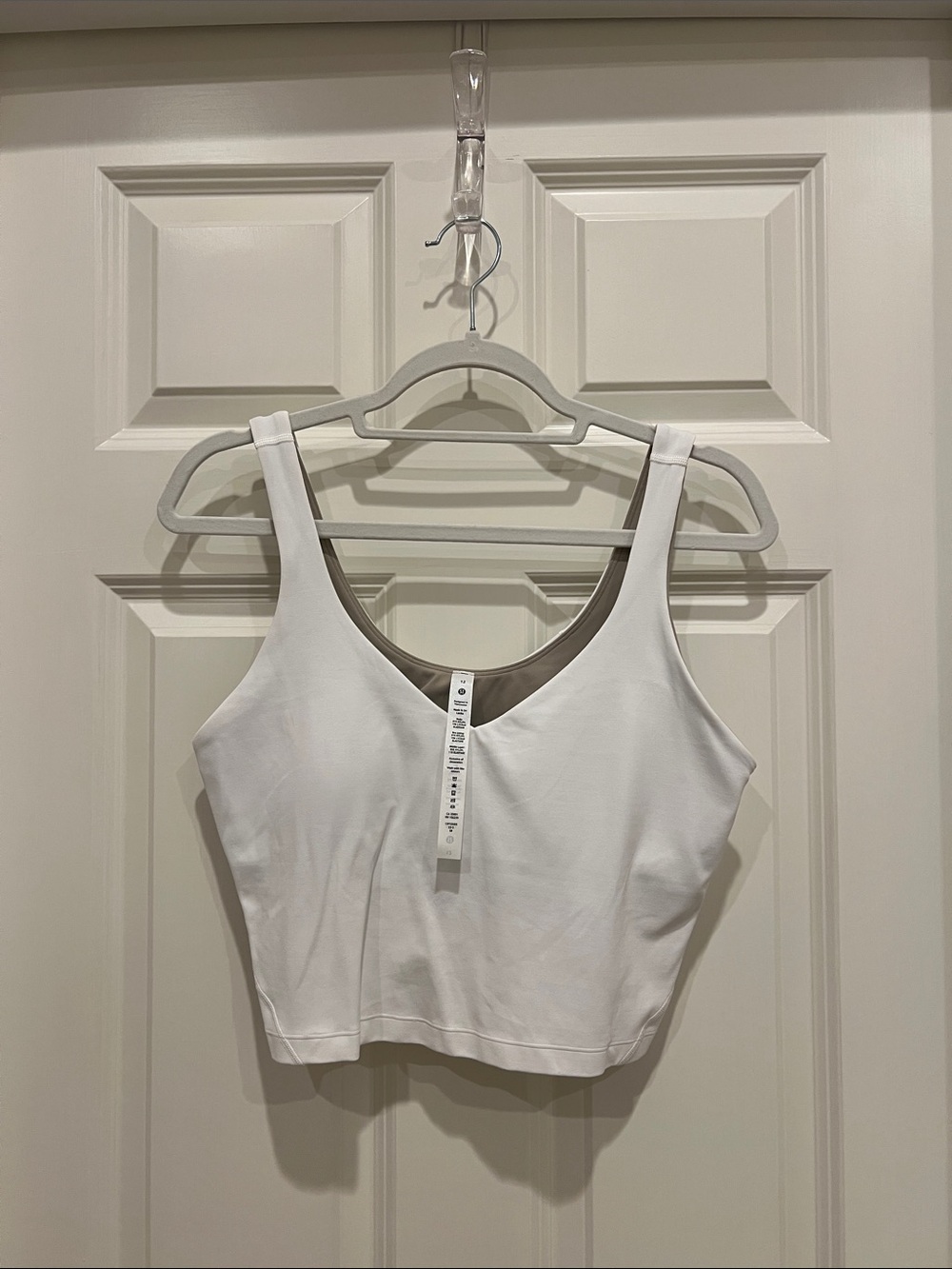 Lululemon align White Cropped Tank Top - brand new never worn